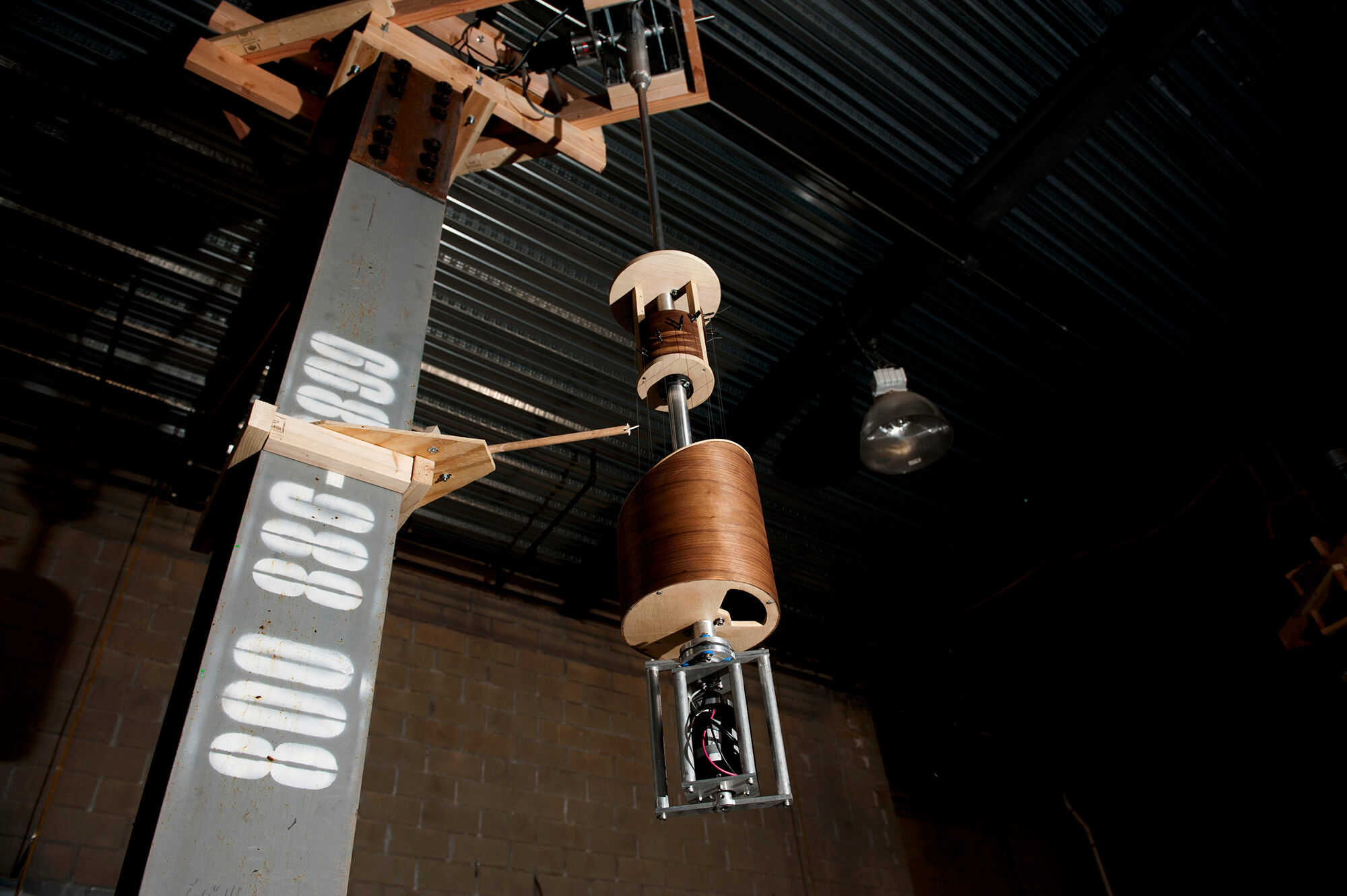Bjork Biophilia Gravity Harps, a robotic instrument.