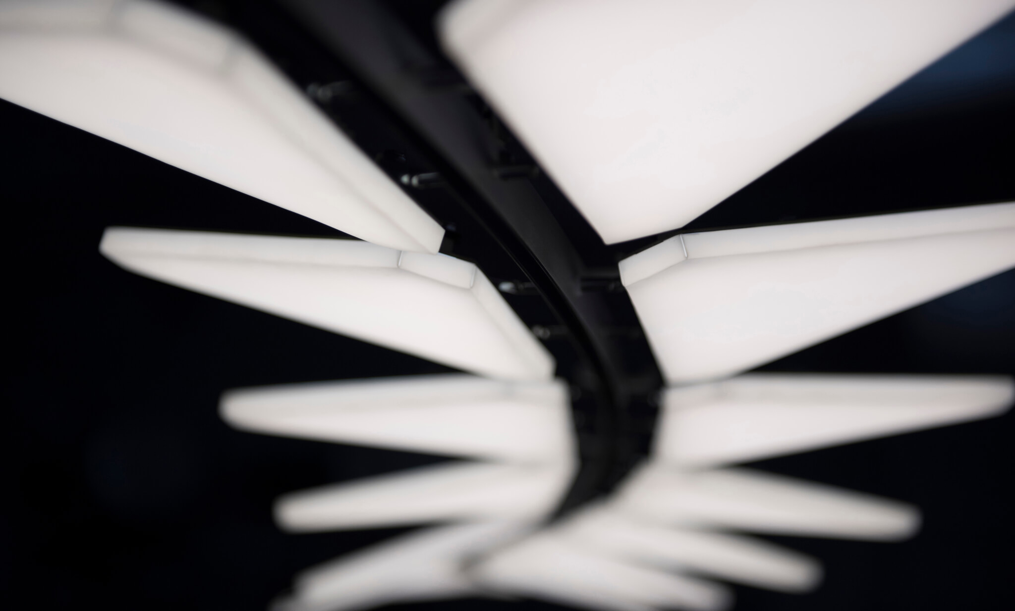 Lift, a kinetic, interactive light sculpture.