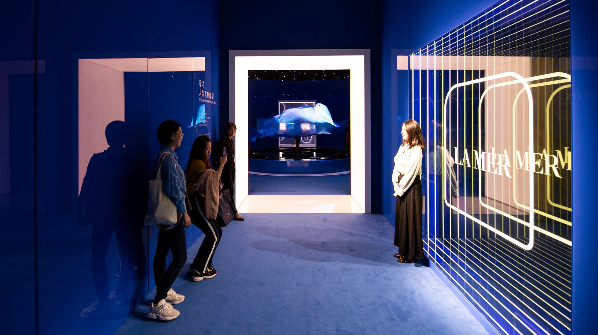 One art installation in an immersive experiential brand event in Shanghai.